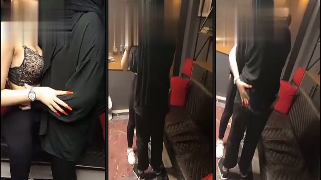 lezbiyen sevgililerden öpüşme ifşası