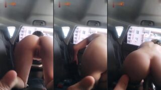 şehir merkezinde arabada soyunup dildo sokuyor kendine türk ifşa